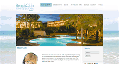 Desktop Screenshot of beachclub-fontdesacala.com